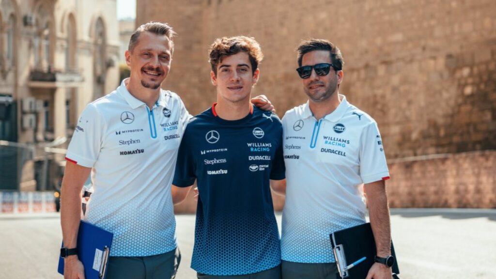 Franco Colapinto ya está en Azerbaiyán | @WilliamsRacing