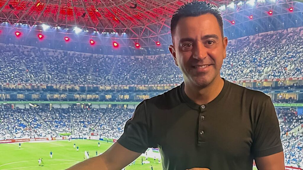 Xavi Hernández en el Gigante de Acero