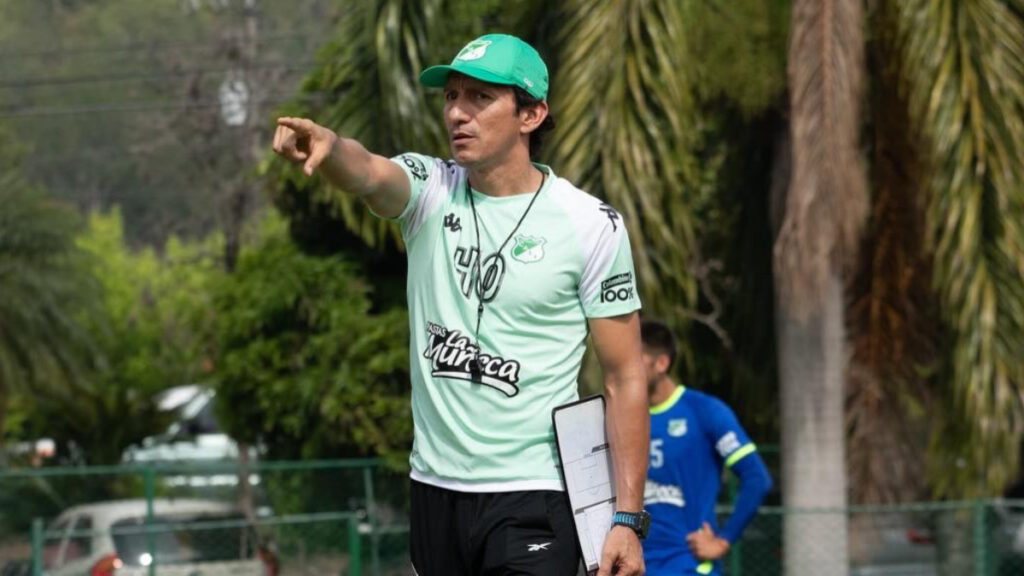 Sergio Herrera, en un entrenamiento. - @AsoDeporCali.