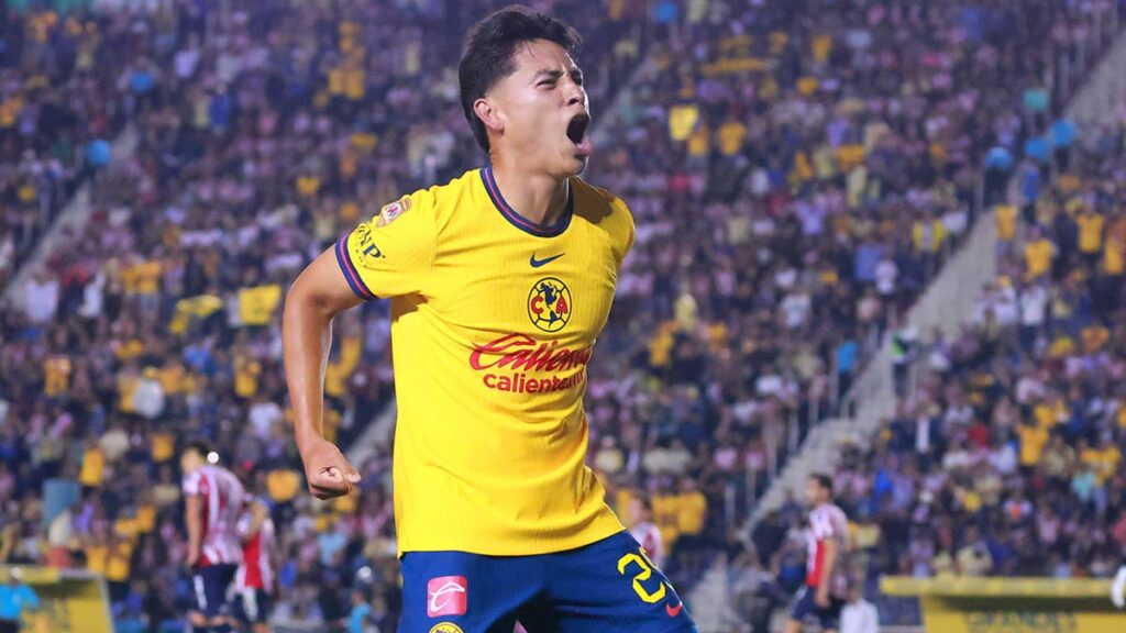 América en festejo de gol