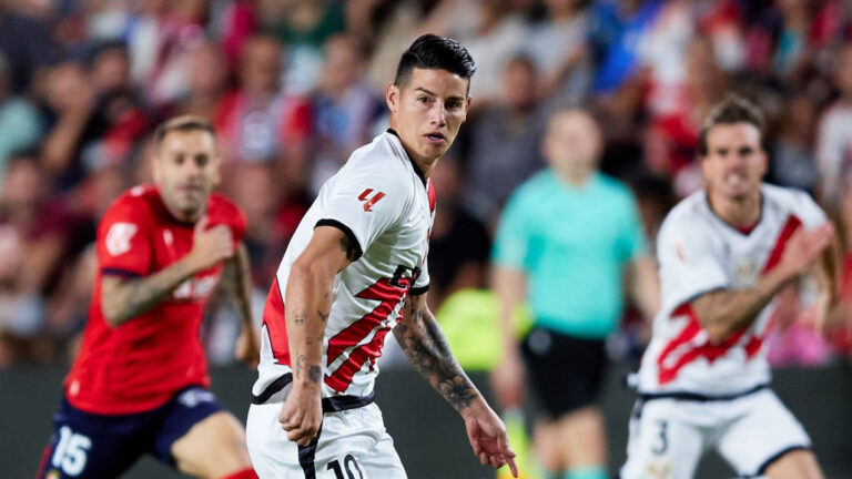 El ‘efecto’ James Rodríguez ya toca al Rayo Vallecano: triunfazo tras remontar al Osasuna