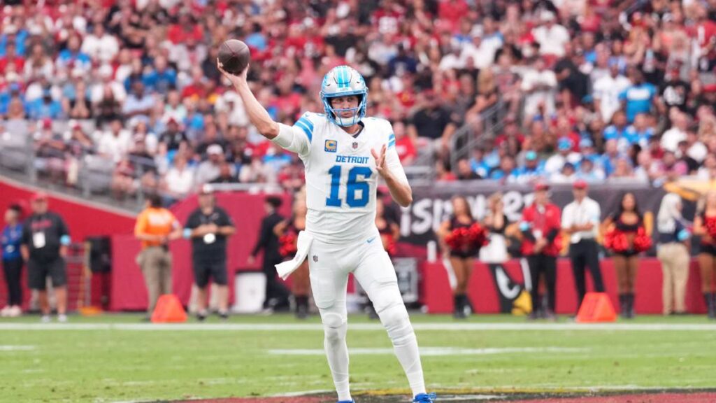 Jared Goff, mariscal de campo de los Detroit Lions | Reuters