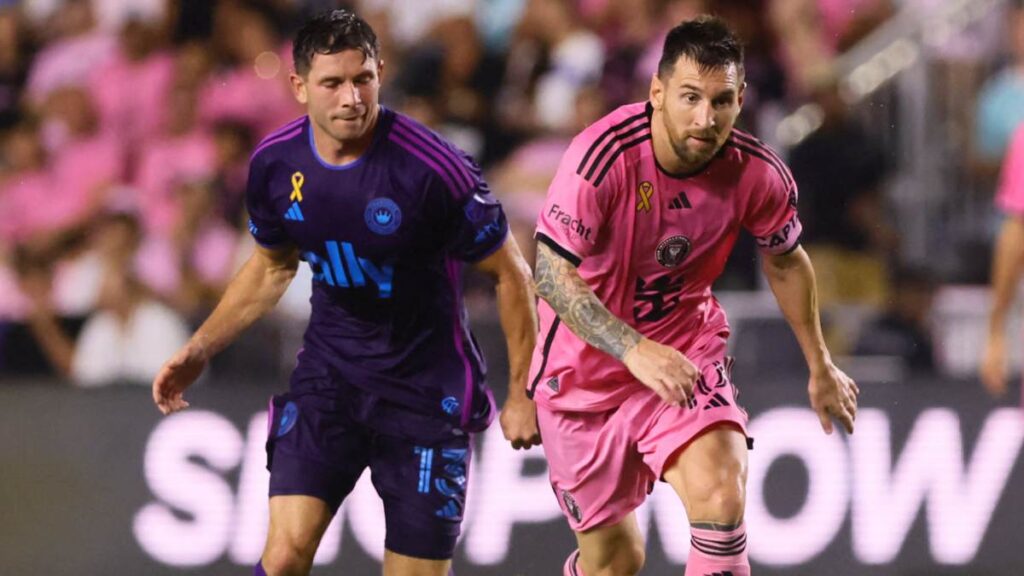 Lionel Messi rescate el empate para el Inter Miami ante el Charlotte FC