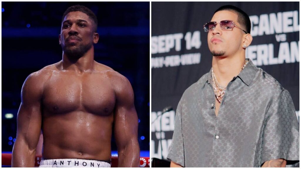 Anthony Joshua y Edgar Berlanga Reuters | @EdgarBerlangaJr