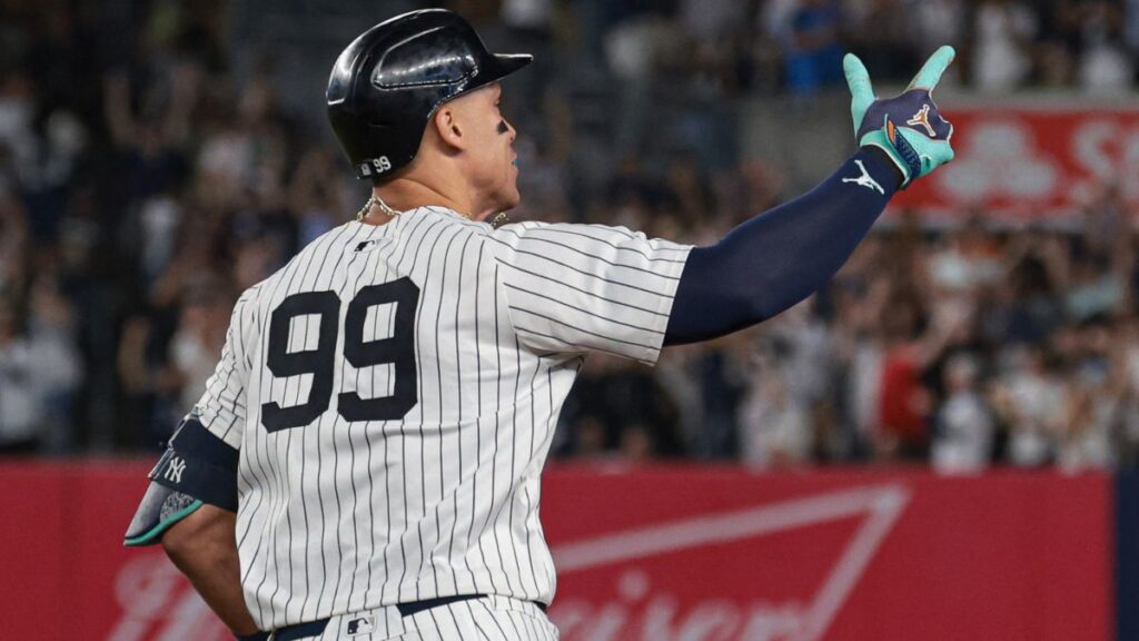 Judge le da la victoria a los Yankees ante Boston | Vincent Carchietta-Imagn Images