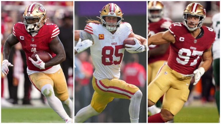 El hospital de los 49ers para enfrentar a los Rams: Kittle, Samuel y McCaffrey fuera, Bosa y Ward en duda