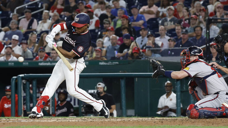 Los Nationals se imponen a los Braves que se alejan preligrosamente de los playoffs