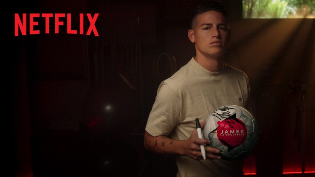 Serie documental de James Rodríguez. - @NetflixLAT.