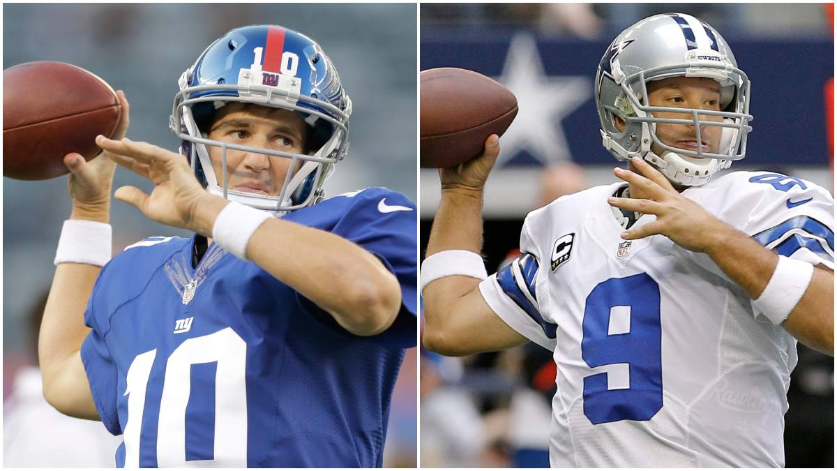 Eli Manning, Tony Romo, Marshawn Lynch y Adam Vinatieri entre los