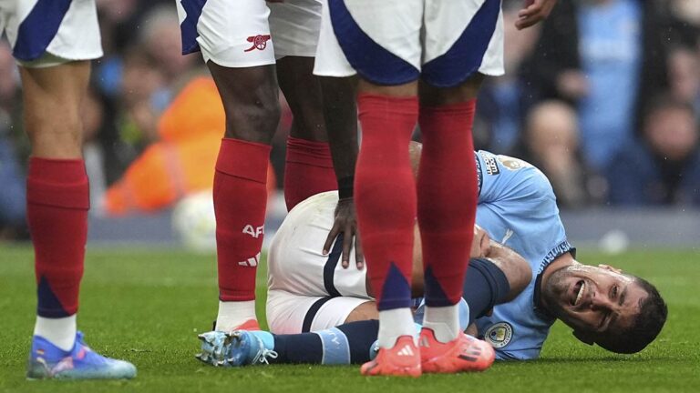 ¡Misteriosos! El Manchester City confirma lesión de Rodri en la rodilla, pero no da plazo de recuperación