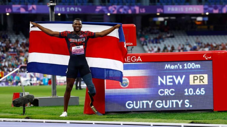 ¡Oro para Costa Rica! Sherman Guity se corona en los 100m con nuevo récord paralímpico