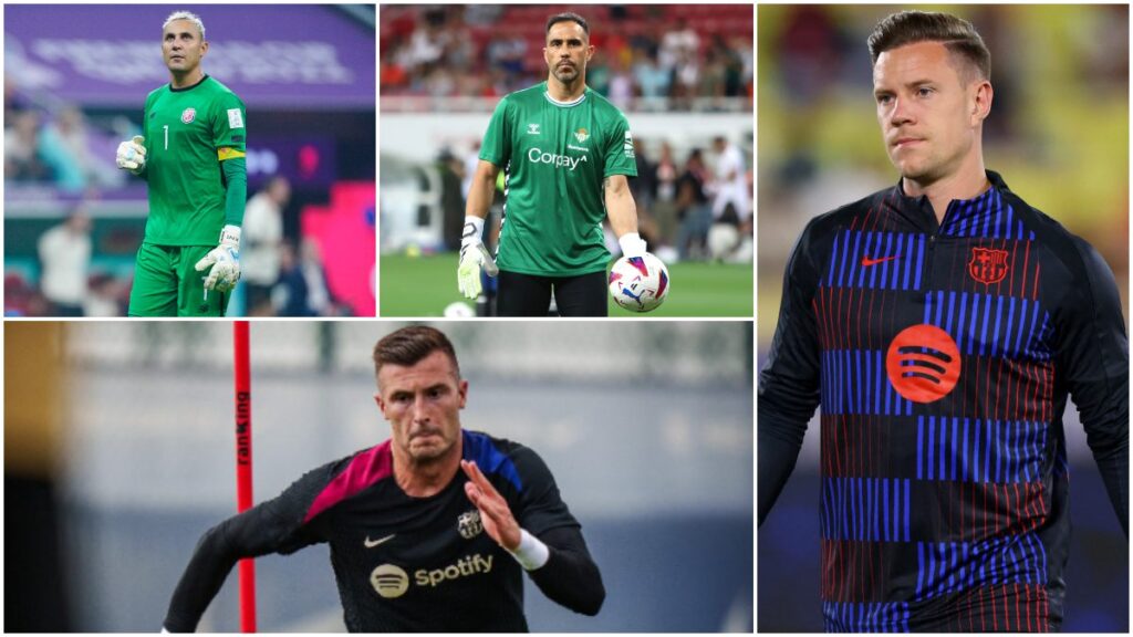 Tras la lesión de Marc-André ter Stegen, estos son los posibles reemplazos para el portero del FC Barcelona.