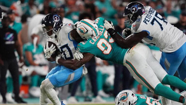 ¡A patadas! Titans derrota a Dolphins con cinco goles de campo de Nick Folk y consiguen su primer triunfo en la NFL