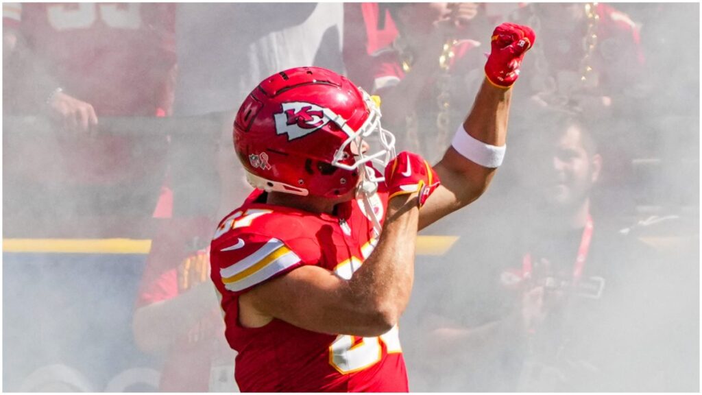 Travis Kelce celebra con los Chiefs | Reuters