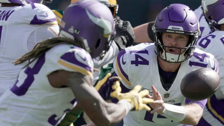 ¡Sam Darnold sigue imparable! Los Vikings evitan la remontada de los Packers y mantienen el invicto