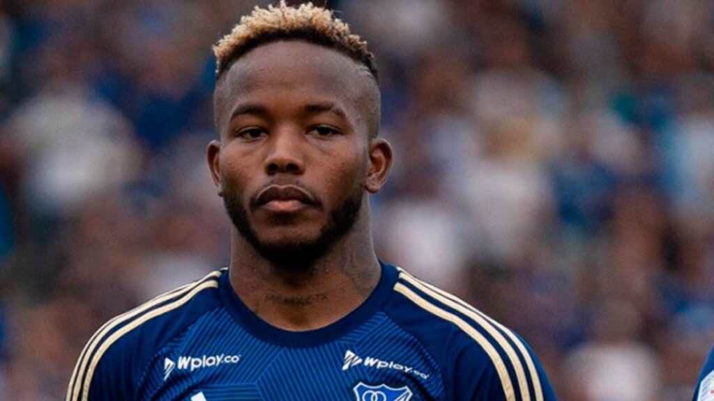 Jovani Welch, en un partido con Millonarios. - @MillosFCoficial.