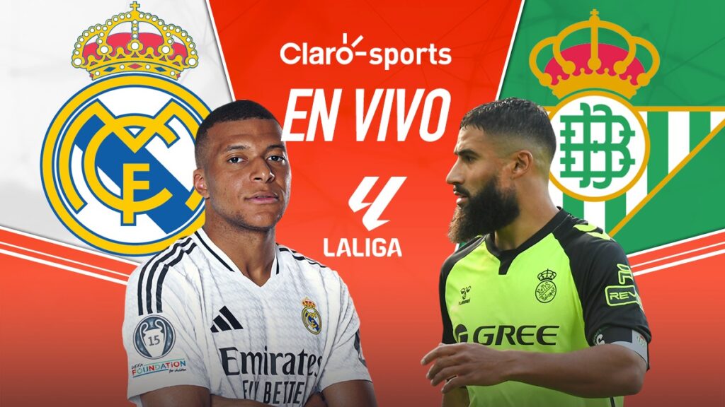 Real Madrid vs Betis, en vivo online. Claro Sports