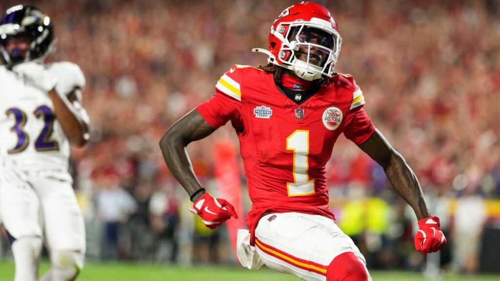 Con un Xavier Worthy encendido, los Chiefs arrancan con victoria su sueño de tricampeonato ante Ravens