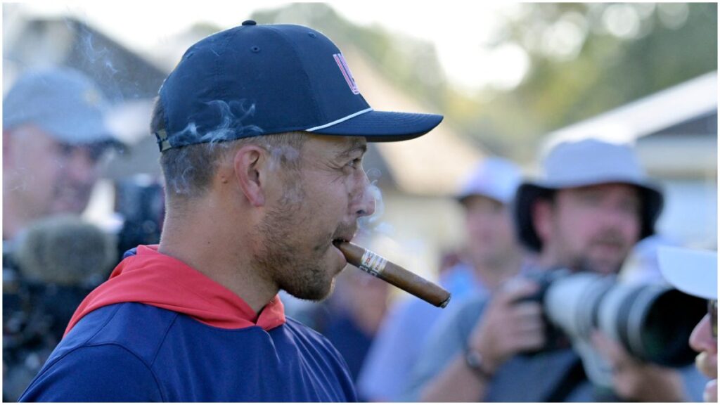 Xander Schauffele celebra la Copa de los Presidentes | Reuters