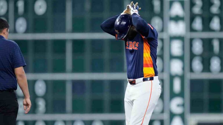 Los Astros, a buscar el título de división sin Yordan Álvarez