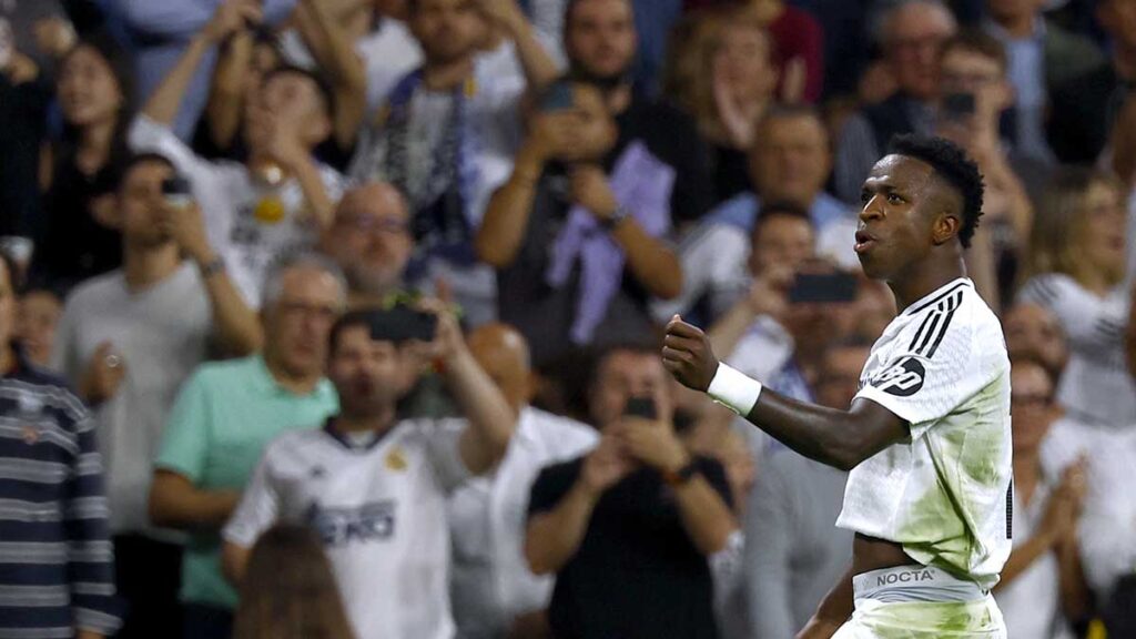 Vinicius marca el gol del triunfo del Madrid | Reuters