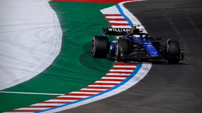 Colapinto no logró avanzar en la Qualy y largará 16° en la carrera del domingo