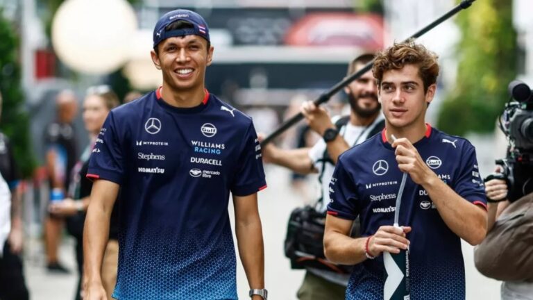 Alex Albon apoya a Franco Colapinto y lo quiere en Sauber para 2025