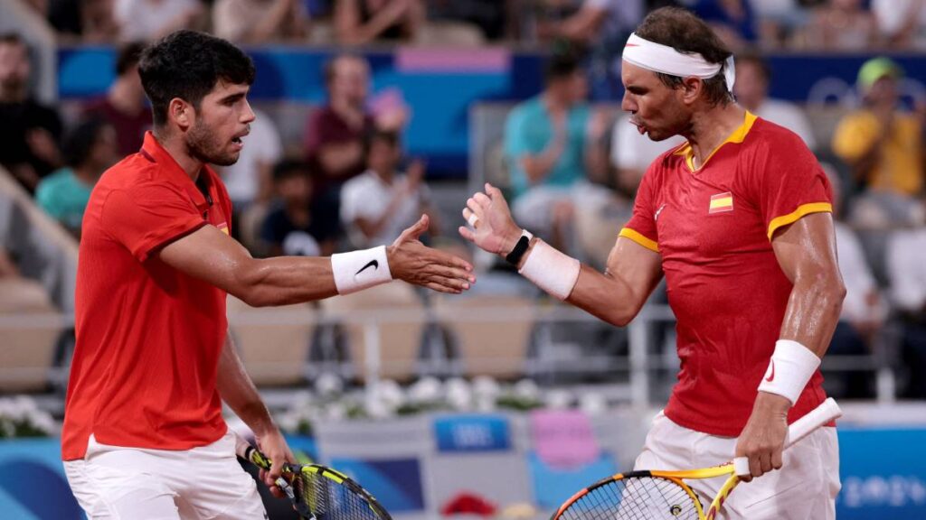 Alcaraz y Nadal participaron en Paris 2024. Reuters