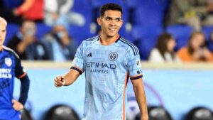 Alonso Martínez, pieza clave del tridente latino al que se encomienda el NYCFC para dar vuelta a la llave ante FC Cincinnati