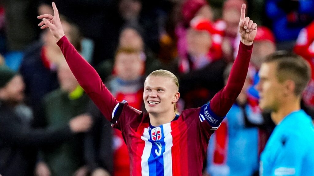 ¡Androide histórico! Erling Haaland lidera goleada ante Eslovenia y se convierte en el máximo goleador de Noruega