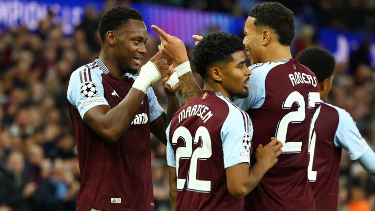 Aston Villa supera a Bolonia y toma el liderato de la UEFA Champions League 2024/25