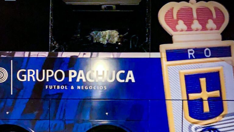 Autobús del Real Oviedo es vandalizado previo a su duelo de Copa del Rey