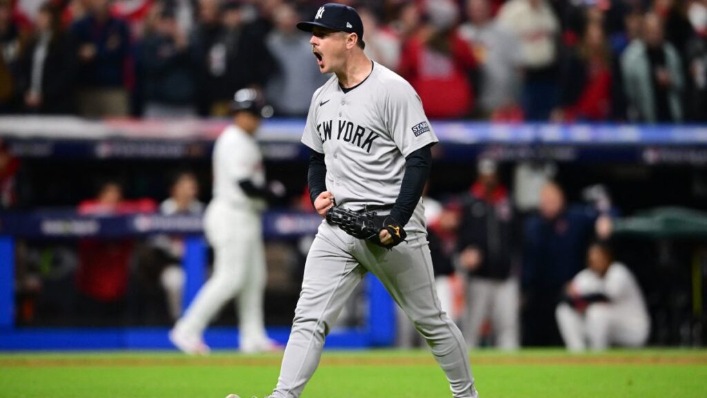 Los Yankees derrotan a Guardians y se ponen a una victoria de regresar a la Serie Mundial