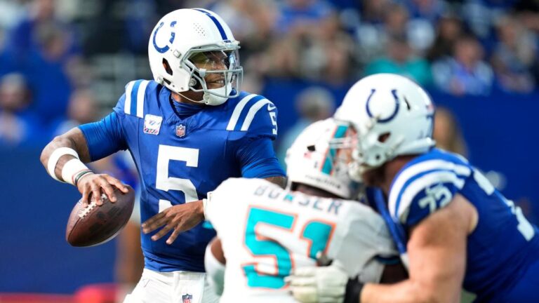 Anthony Richardson y los Colts derrotan a unos Dolphins que están urgidos del regreso de Tagovailoa