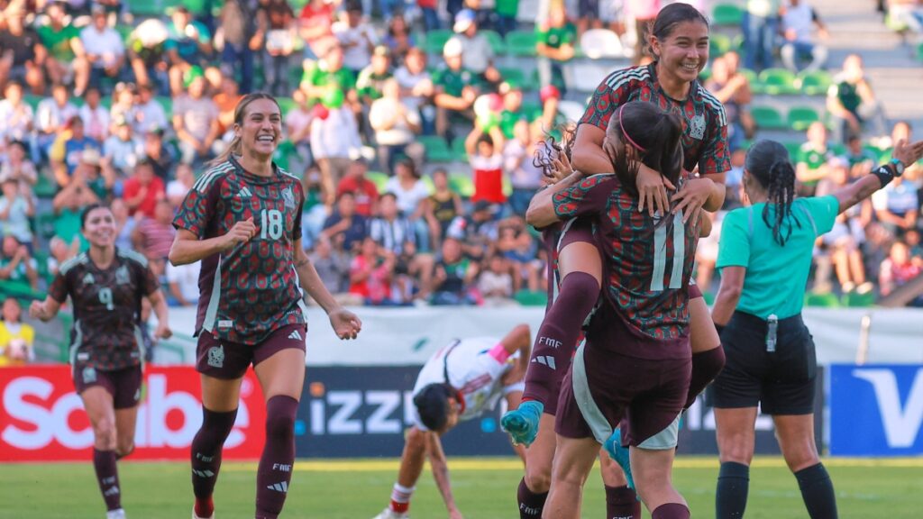 La selección mexicana femenil se impone a la selección de Venezuela en Zacatepec