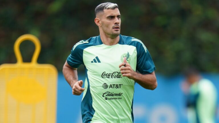 ¡Ya viste de verde! Germán Berterame completa su primer entrenamiento con el Tricolor