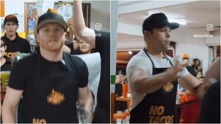 Canelo Álvarez se olvida del boxeo y se estrena… ¡como taquero!