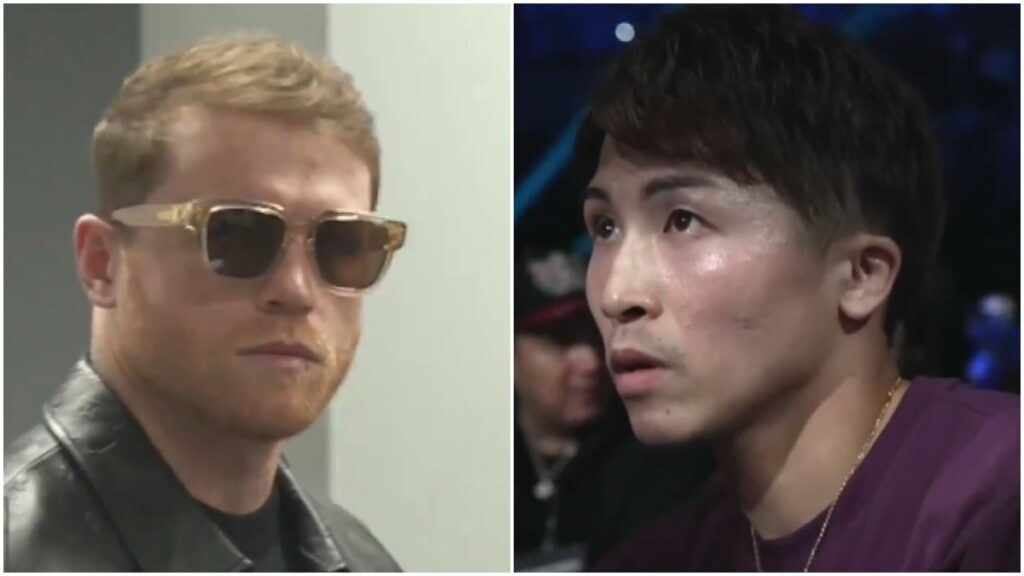 Canelo Álvarez y Naoya Inoue, en Japón | Captura de Pantalla