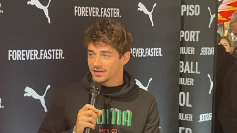 Charles Leclerc: “En México aman a Ferrari”