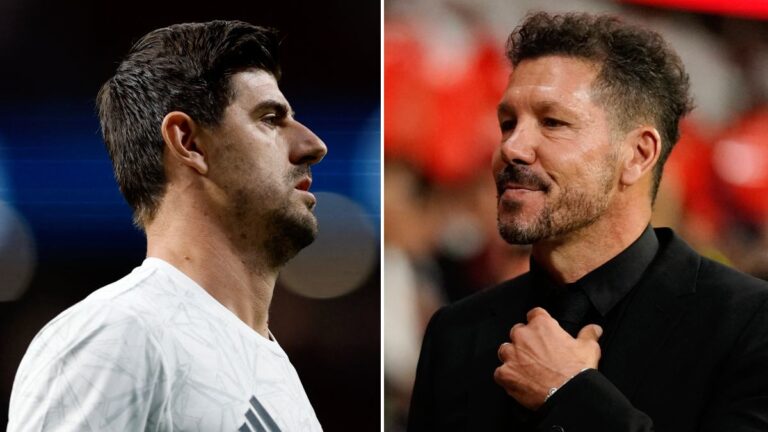 Simeone insiste en la sanción para Thibaut Courtois: “Muchas veces me callo, el otro día no me callé”