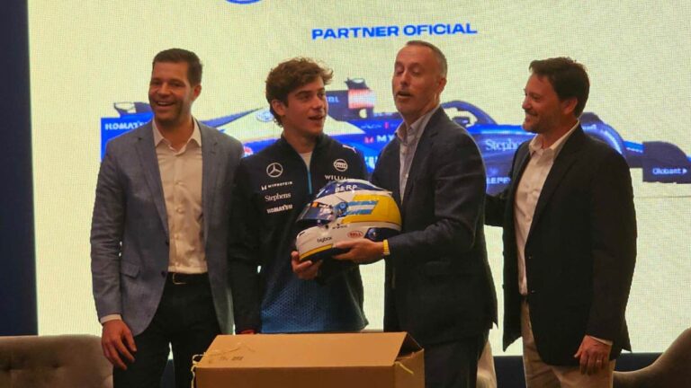 ¡En honor a Reutemann! Franco Colapinto portará casco especial en el Gran Premio de México