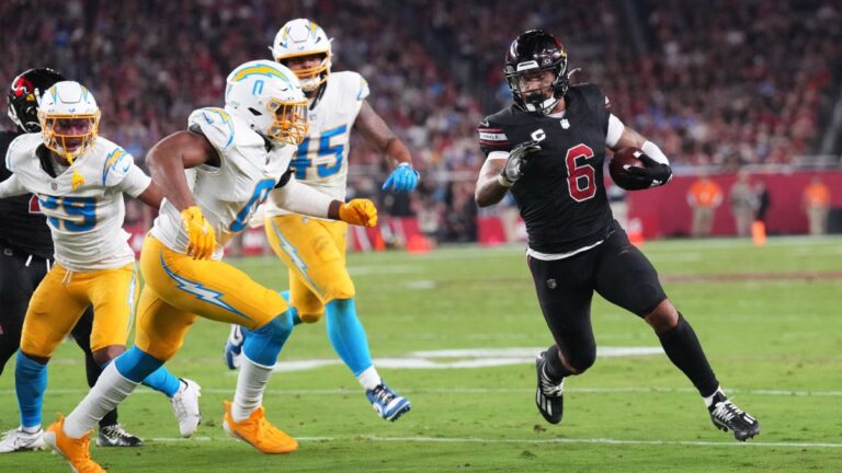 James Conner rescata a Arizona Cardinals para imponerse a Los Angeles Chargers en los segundos finales