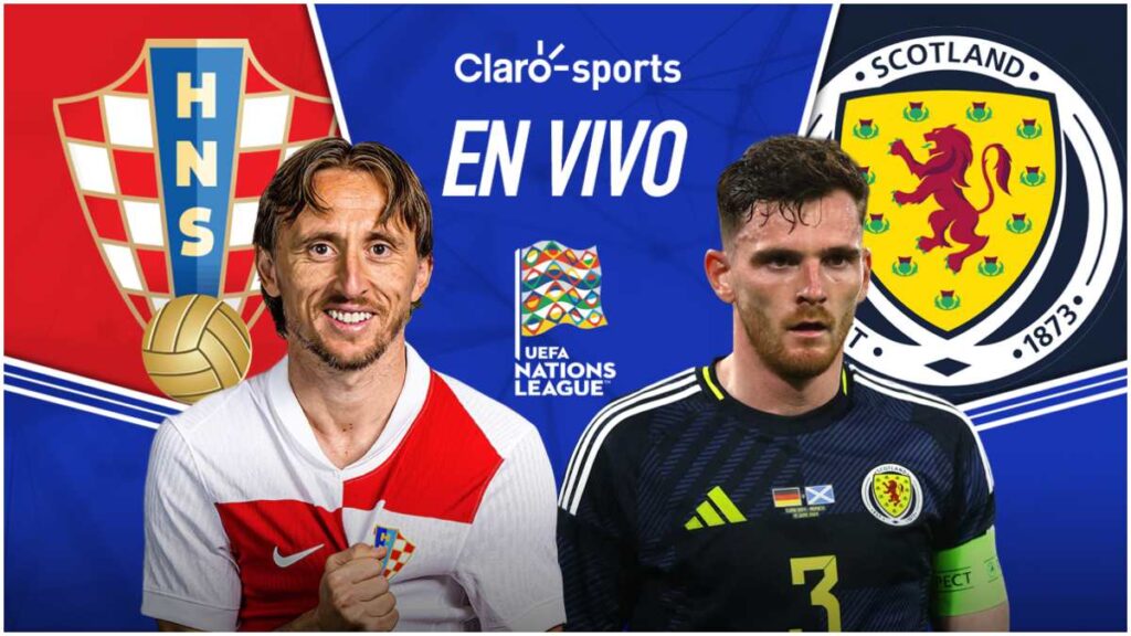 Croacia vs Escocia, en vivo por Claro Sports la UEFA Nations League