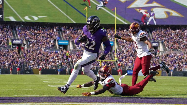 ¡Dominantes! Lamar Jackson y Derrick Henry brillan la victoria de los Ravens sobre los Commanders 