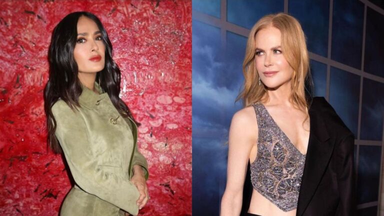 ¿Nicole Kidman rechaza foto con Salma Hayek? Así reaccionó la mexicana