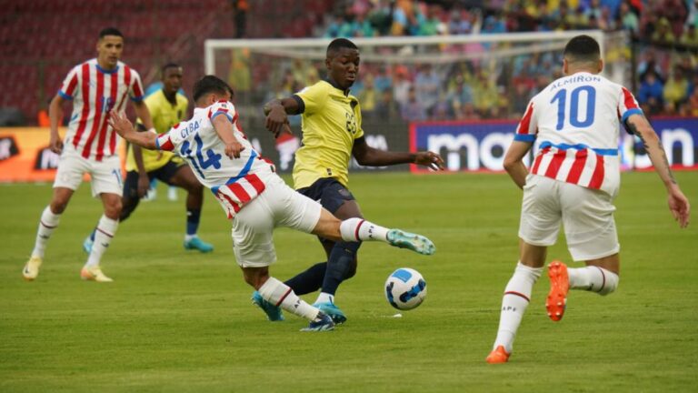 Ecuador no puede con Paraguay y rescata un punto para mantenerse en zona de clasificación rumbo al Mundial