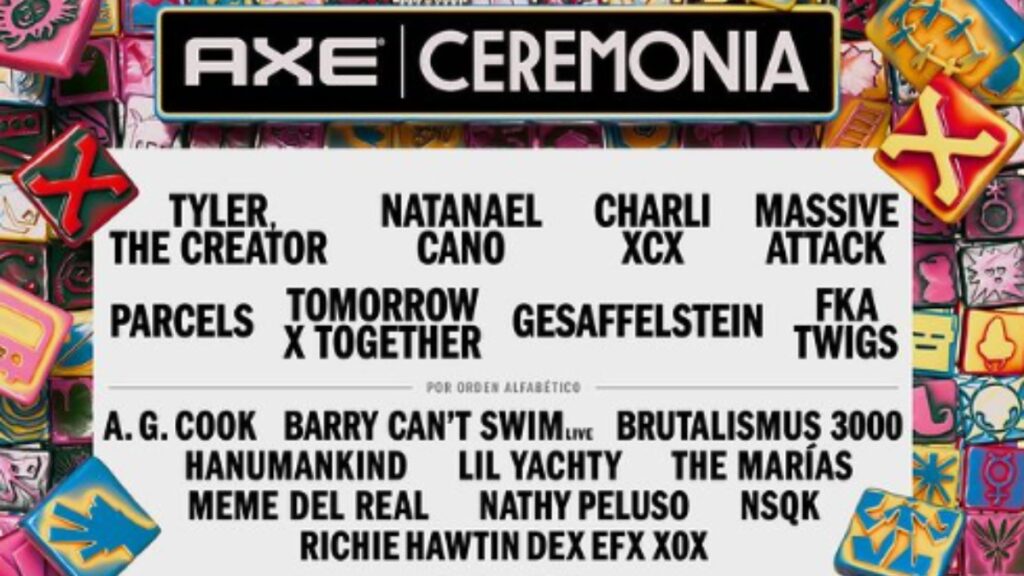 El festival contará con gran variedad de artistas | @AXECEREMONIA