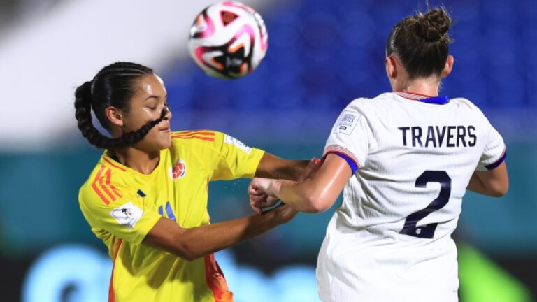 Estados Unidos le pasa por encima a Colombia en la fecha 2 del Mundial Femenino sub 17