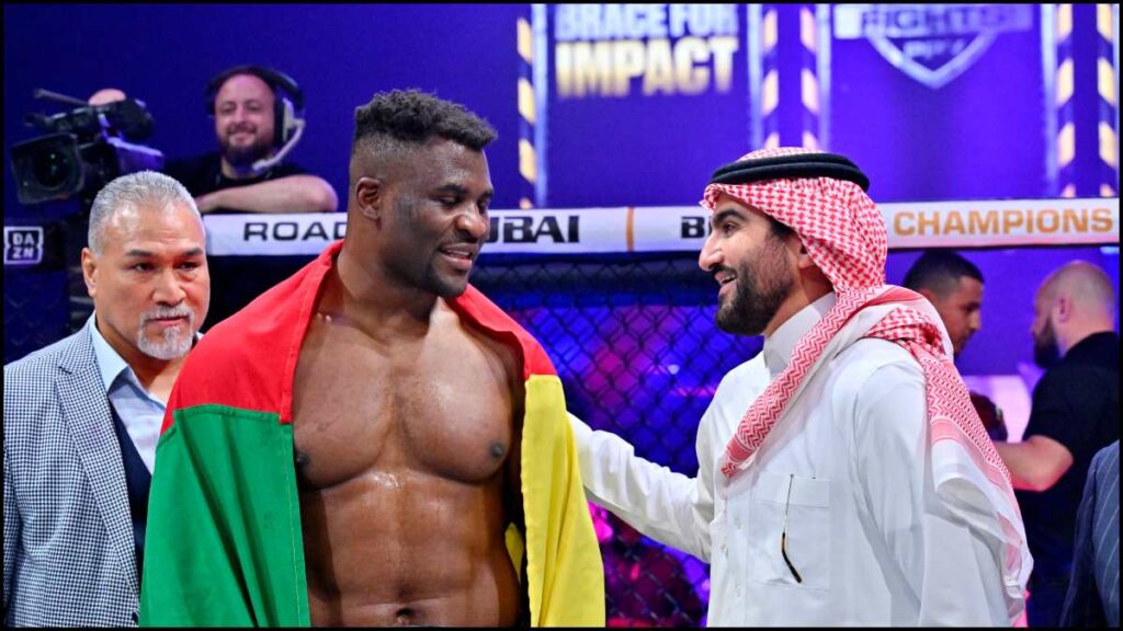 Francis Ngannou estuvo casi tres años fuera de la MMA | Reuters