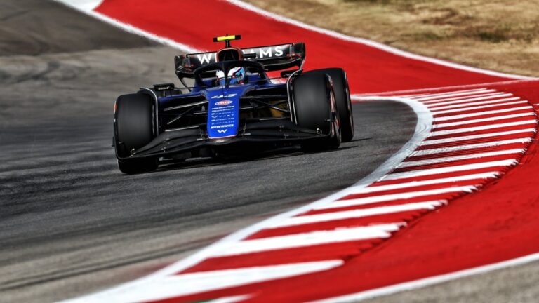 Franco Colapinto tuvo una dificil práctica en el GP de Austin